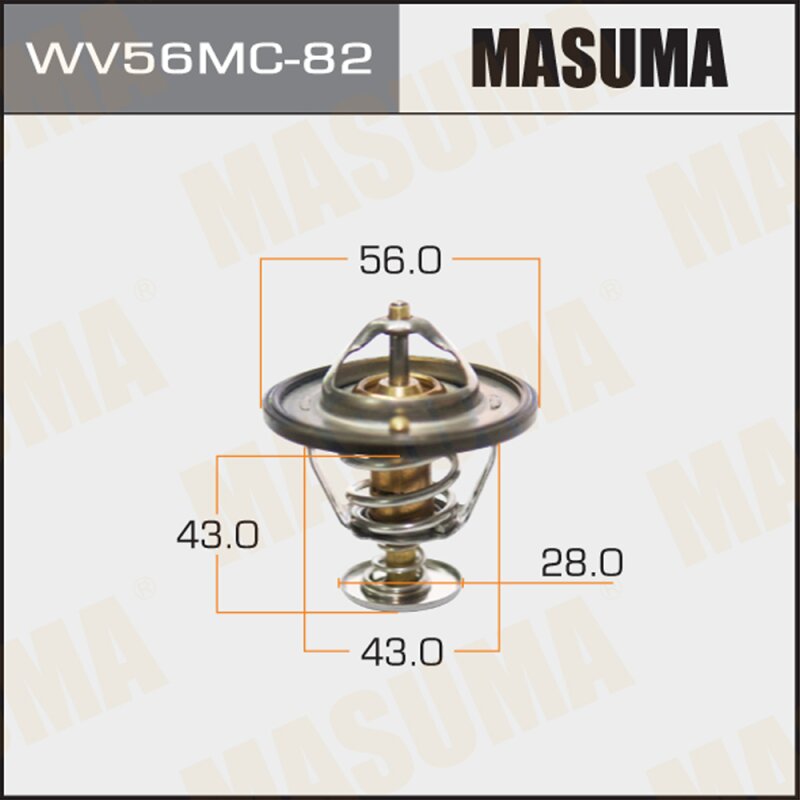 Термостат "Masuma" WV56MC-82
Термостат "Masuma" WV56MC-82