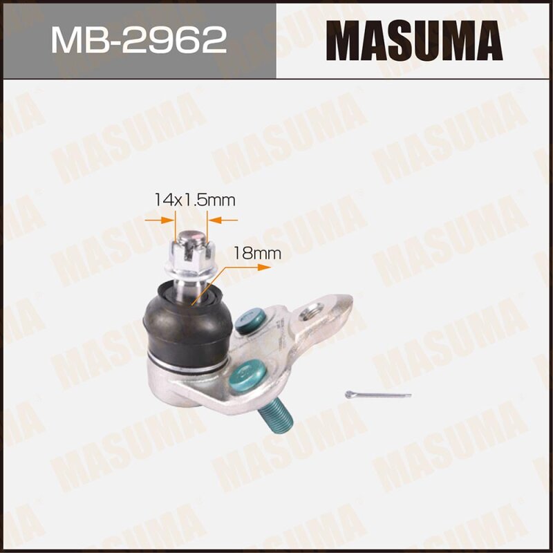 Шаровая опора "Masuma" front low #E10#
Шаровая опора "Masuma" front low #E10#