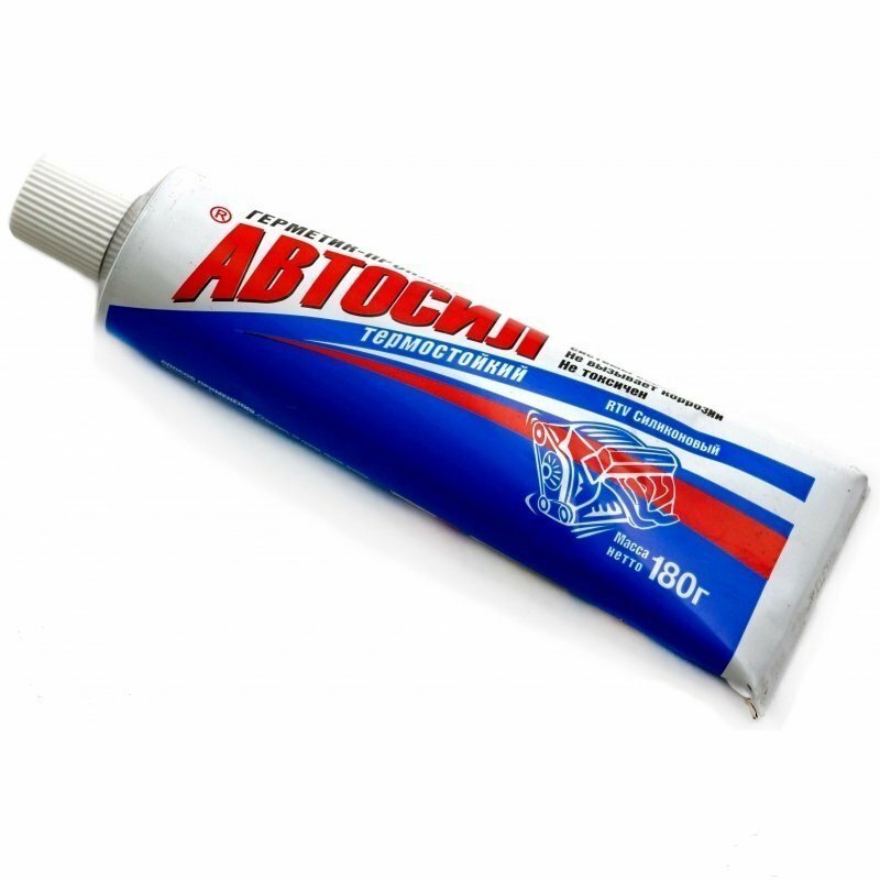 Герметик-прокладка Автосил силиконовый, термостойкий, туба 180г
Герметик-прокладка Автосил силиконовый, термостойкий, туба 180г