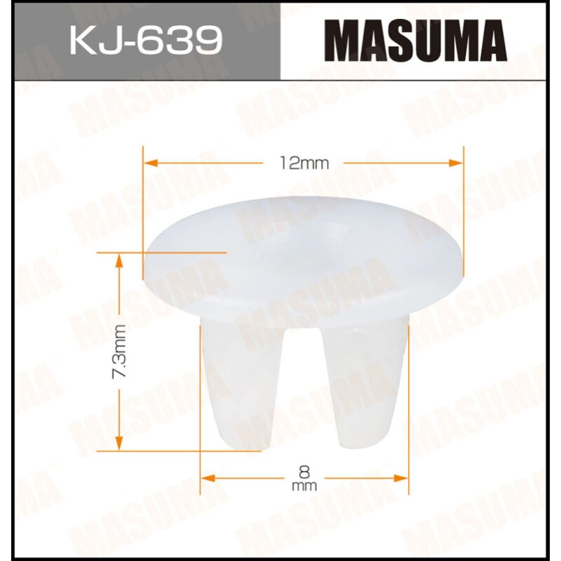 Клипса крепежная MASUMA KJ-639 (OEM 01281-00251)
Клипса крепежная MASUMA KJ-639 (OEM 01281-00251)