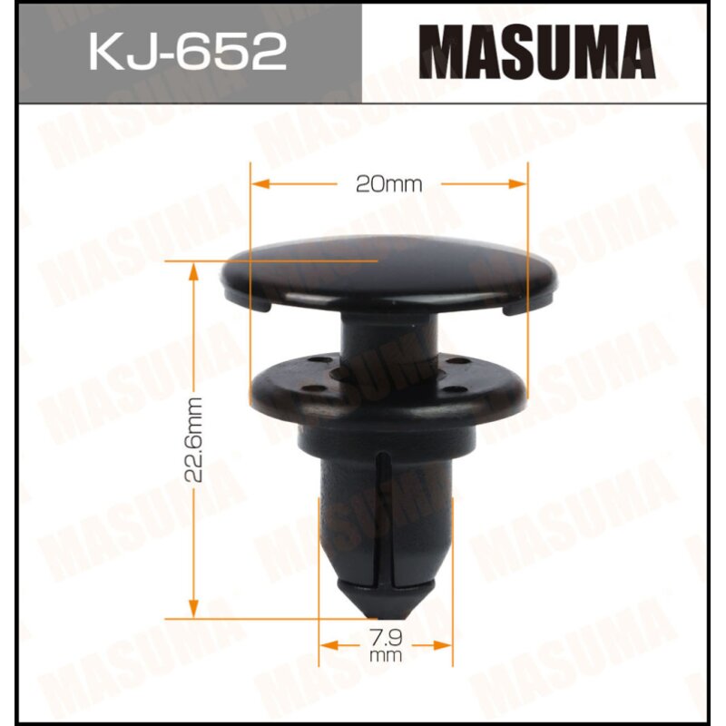 Клипса крепежная MASUMA KJ-652 (OEM 01553-07901)
Клипса крепежная MASUMA KJ-652 (OEM 01553-07901)