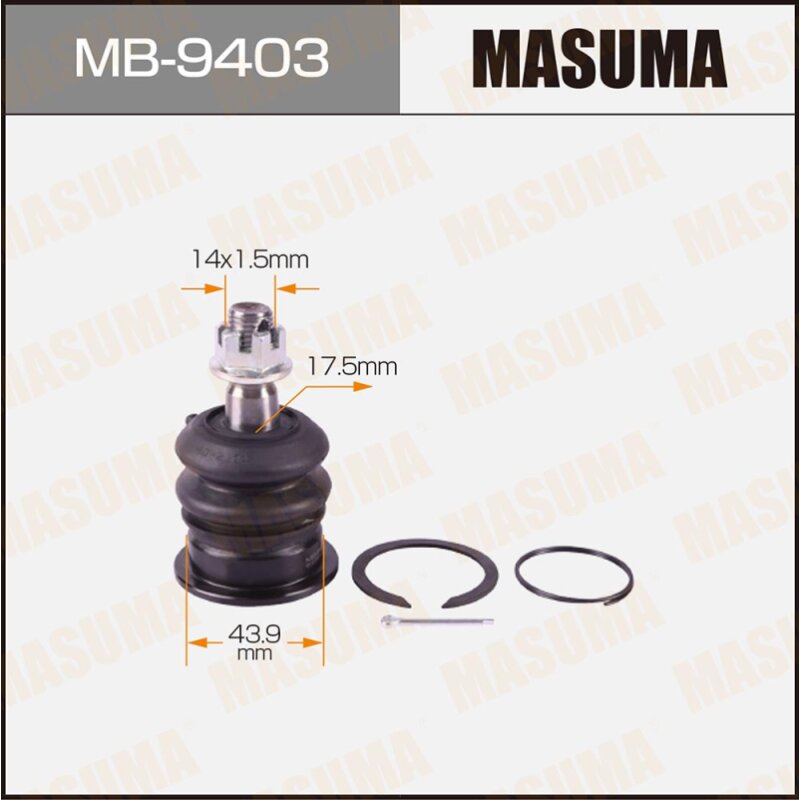 Шаровая опора "Masuma" rear up Mark II ##X9#,##10#
Шаровая опора "Masuma" rear up Mark II ##X9#,##10#
