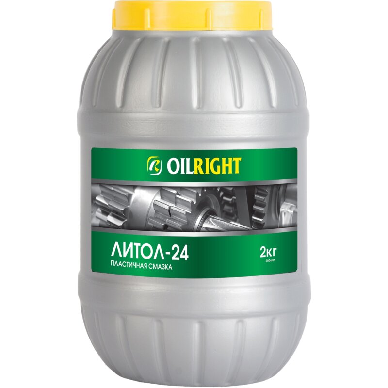 Смазка пластичная OilRight Литол-24 многоцелевая, водостойкая, банка 2кг
Смазка пластичная OilRight Литол-24 многоцелевая, водостойкая, банка 2кг