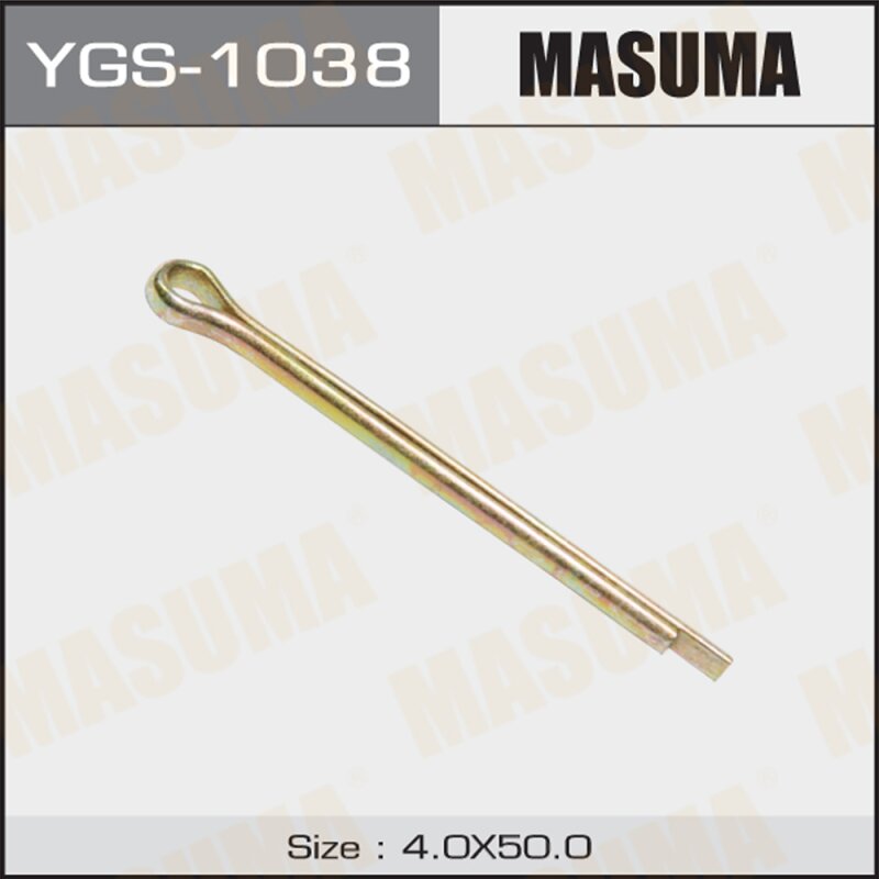Шплинт MASUMA YGS-1038 4x50mm, 50 шт (стоимость за упаковку 50 шт
Шплинт MASUMA YGS-1038 4x50mm, 50 шт (стоимость за упаковку 50 шт