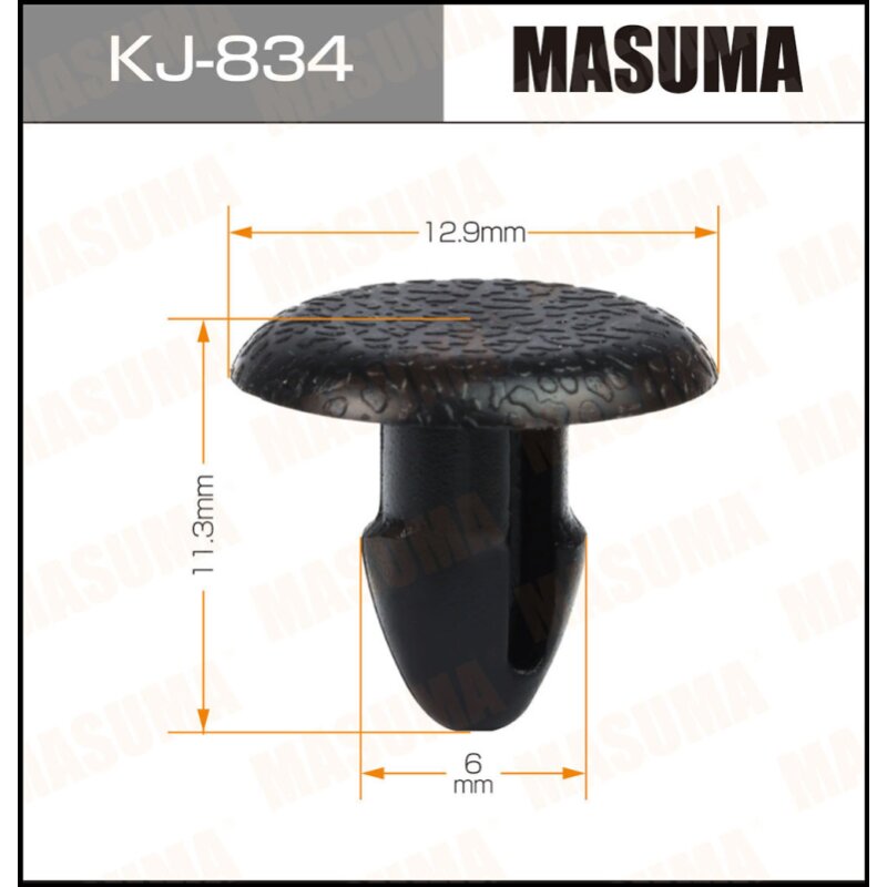 Клипса крепежная MASUMA KJ-834 (OEM MB375995
Клипса крепежная MASUMA KJ-834 (OEM MB375995