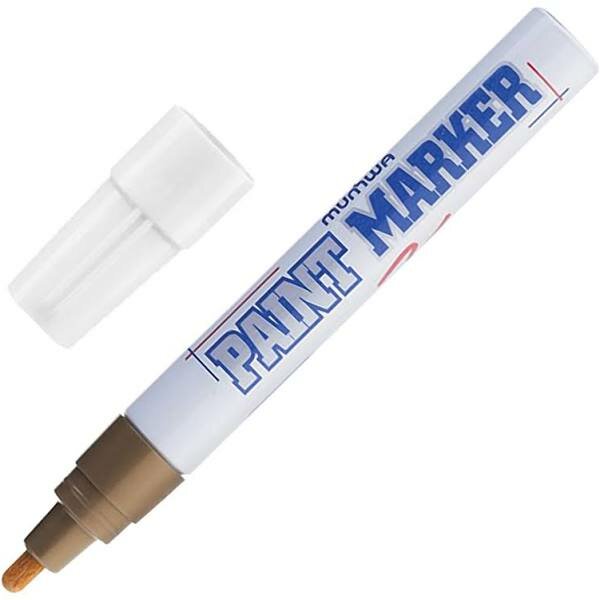 Маркер эмалевый Munhwa Paint Marker, золотой, перманентный, для различных поверхностей, 4мм
Маркер эмалевый Munhwa Paint Marker, золотой, перманентный, для различных поверхностей, 4мм