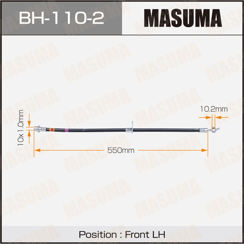 Шланг тормозной "Masuma" T- /front/ Camry/Vista CV/SV4# LH
Шланг тормозной "Masuma" T- /front/ Camry/Vista CV/SV4# LH