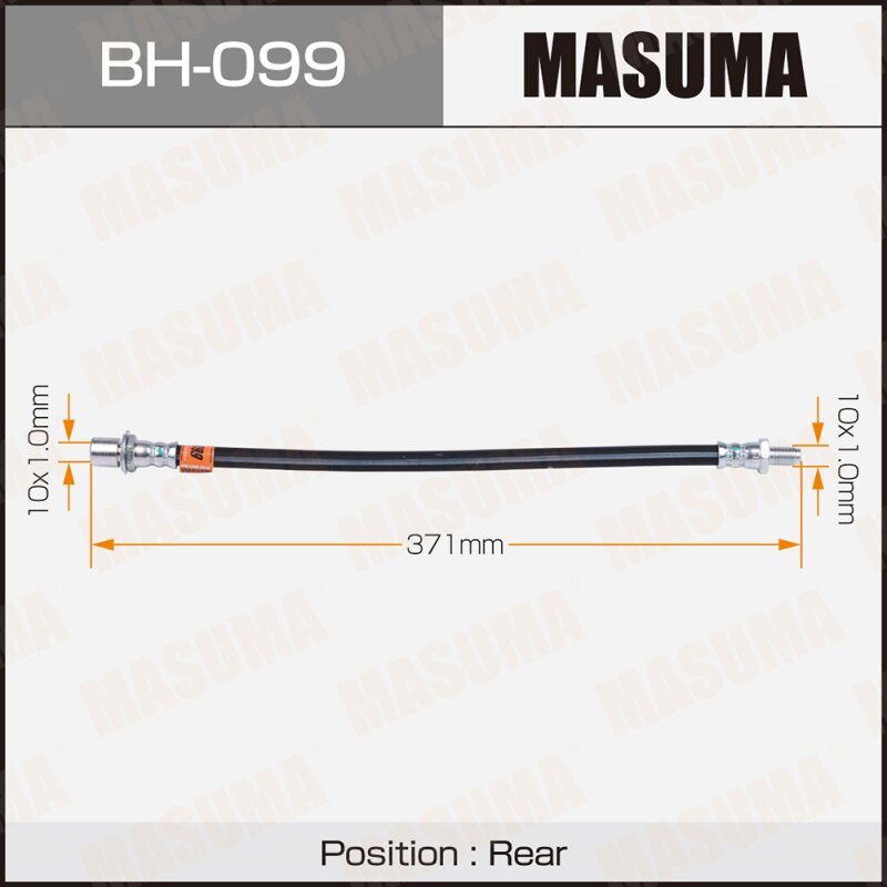 Шланг тормозной MASUMA T- /rear/ Land Cruiser UZJ100, HDJ101
Шланг тормозной MASUMA T- /rear/ Land Cruiser UZJ100, HDJ101