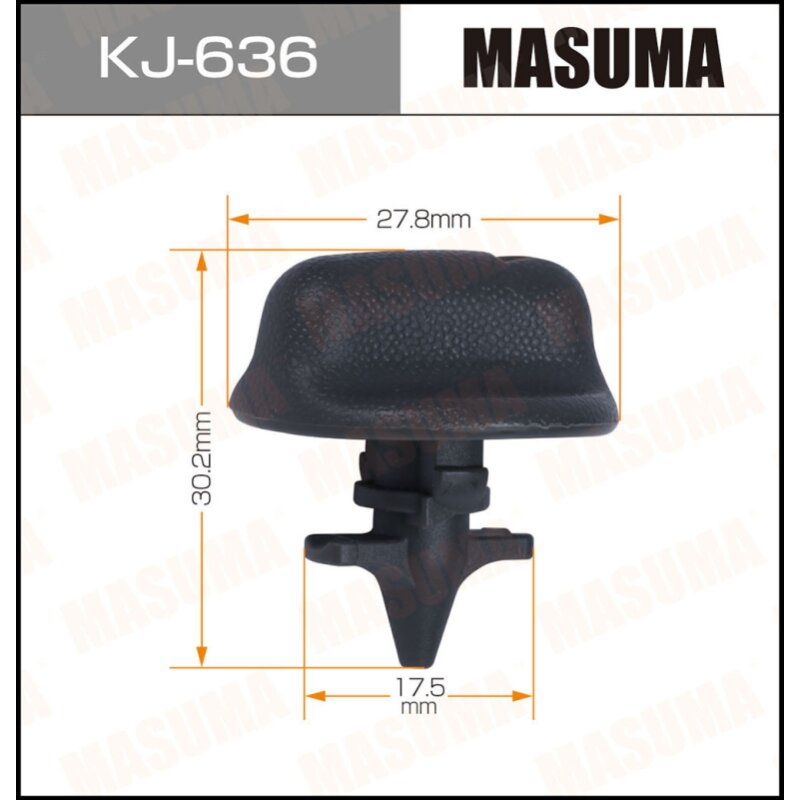 Клипса крепежная MASUMA KJ-636 (OEM 01553-08801)
Клипса крепежная MASUMA KJ-636 (OEM 01553-08801)