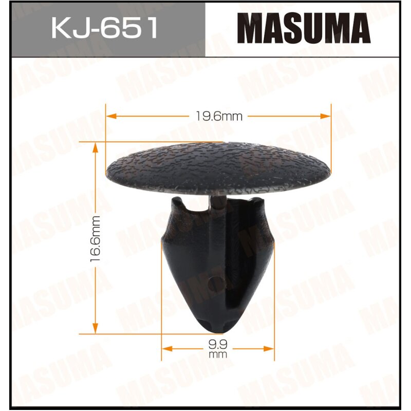 Клипса крепежная MASUMA KJ-651
Клипса крепежная MASUMA KJ-651