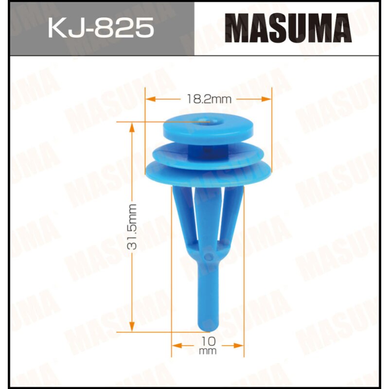 Клипса крепежная MASUMA KJ-825 (OEM MR201892
Клипса крепежная MASUMA KJ-825 (OEM MR201892