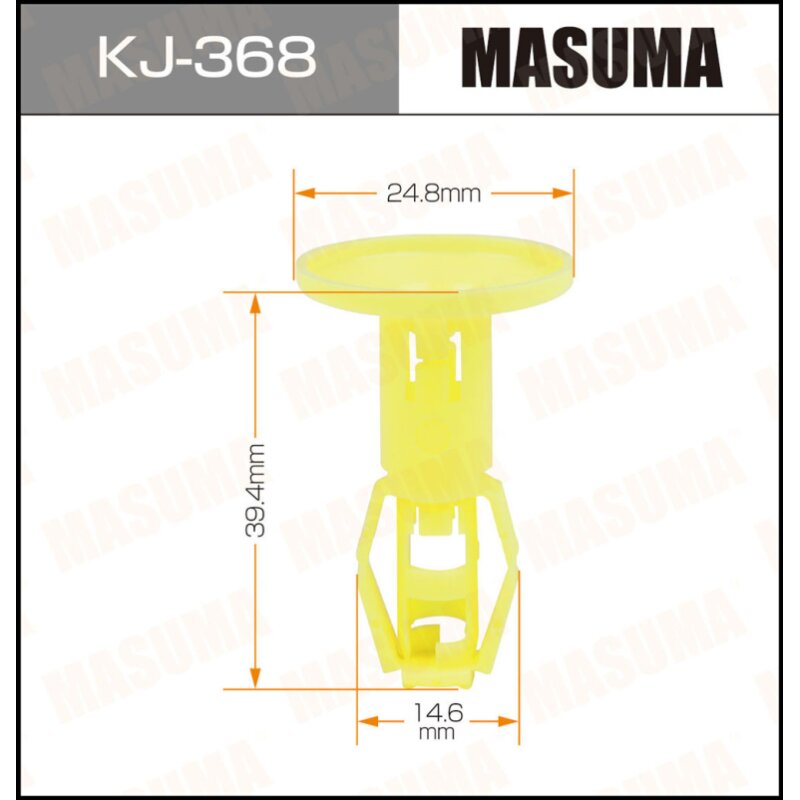 Клипса крепежная MASUMA KJ-368 (OEM 90467-05055
Клипса крепежная MASUMA KJ-368 (OEM 90467-05055