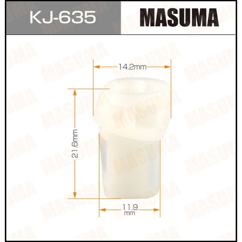 Клипса крепежная MASUMA KJ-635 (OEM 01281-01321)
Клипса крепежная MASUMA KJ-635 (OEM 01281-01321)