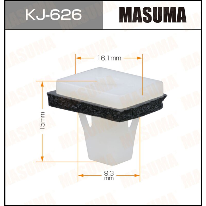 Клипса крепежная MASUMA KJ-626 (OEM 76848-50C20)
Клипса крепежная MASUMA KJ-626 (OEM 76848-50C20)