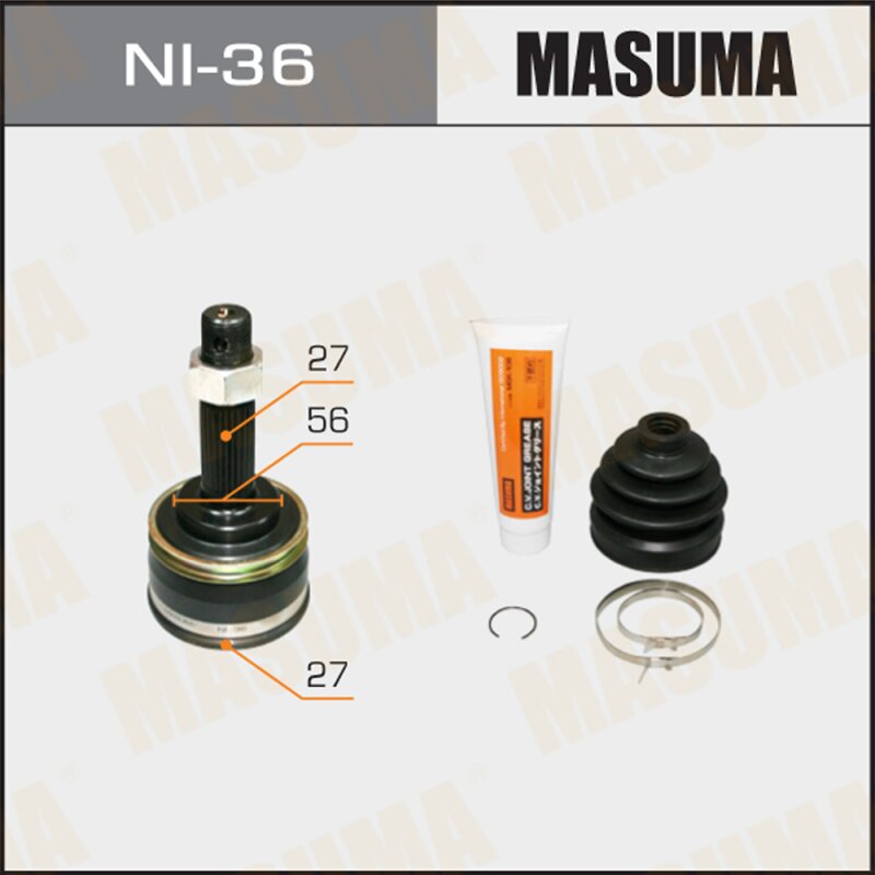 ШРУС MASUMA 27x56x27 (1/6
ШРУС MASUMA 27x56x27 (1/6