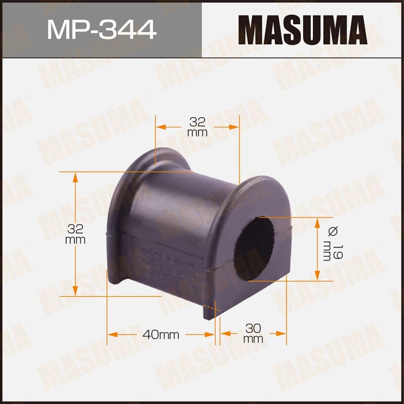 Втулка стабилизатора "Masuma" /front/ Corona, Carina #t19#, Caldina CT190 // 1-01-073
Втулка стабилизатора "Masuma" /front/ Corona, Carina #t19#, Caldina CT190 // 1-01-073
