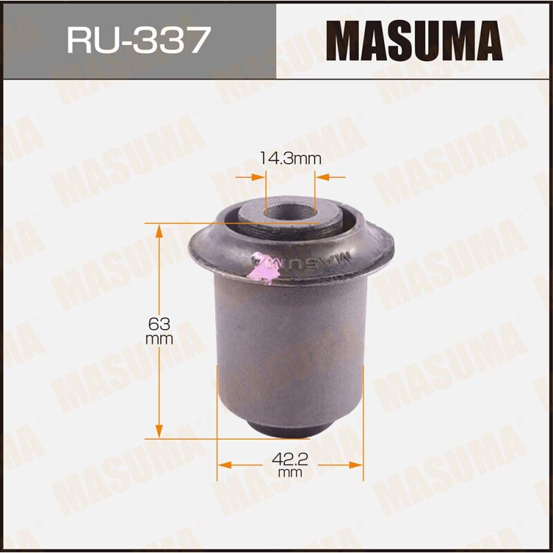 Сайлентблок "Masuma" Civic /EU#/, Integra /DC5/ front low Rr
Сайлентблок "Masuma" Civic /EU#/, Integra /DC5/ front low Rr
