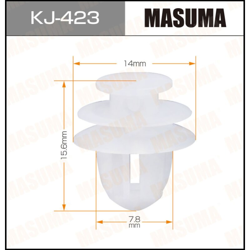 Клипса крепежная MASUMA KJ-423 (OEM 67771-12060)
Клипса крепежная MASUMA KJ-423 (OEM 67771-12060)