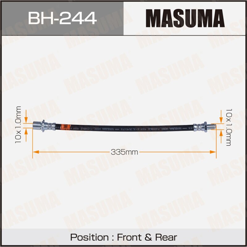 Шланг тормозной "Masuma" T- /front/rear/ LiteAce, TownAce CR36,37, YR36 / Duna BU6#, 8#
Шланг тормозной "Masuma" T- /front/rear/ LiteAce, TownAce CR36,37, YR36 / Duna BU6#, 8#