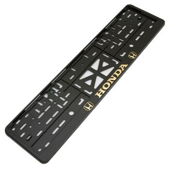 Рамка номерного знака Дельта ПРО для автомобиля, прямоугольная, пластиковая, черная, с защелкой (книжка), надпись «Honda» (тиснение золотом, Черный
Рамка номерного знака Дельта ПРО для автомобиля, прямоугольная, пластиковая, черная, с защелкой (книжка), надпись «Honda» (тиснение золотом, Черный