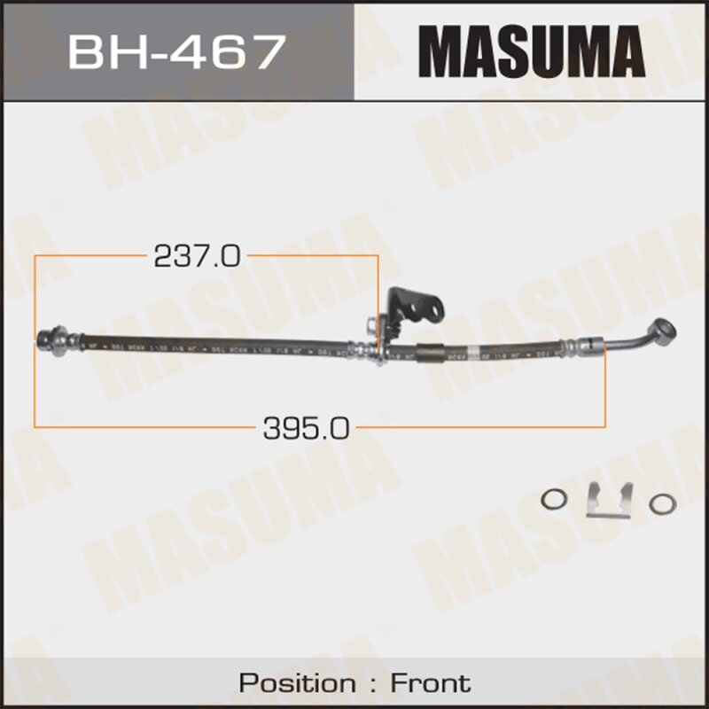 Шланг тормозной "Masuma" H- /front/ Civic EK2 LH
Шланг тормозной "Masuma" H- /front/ Civic EK2 LH