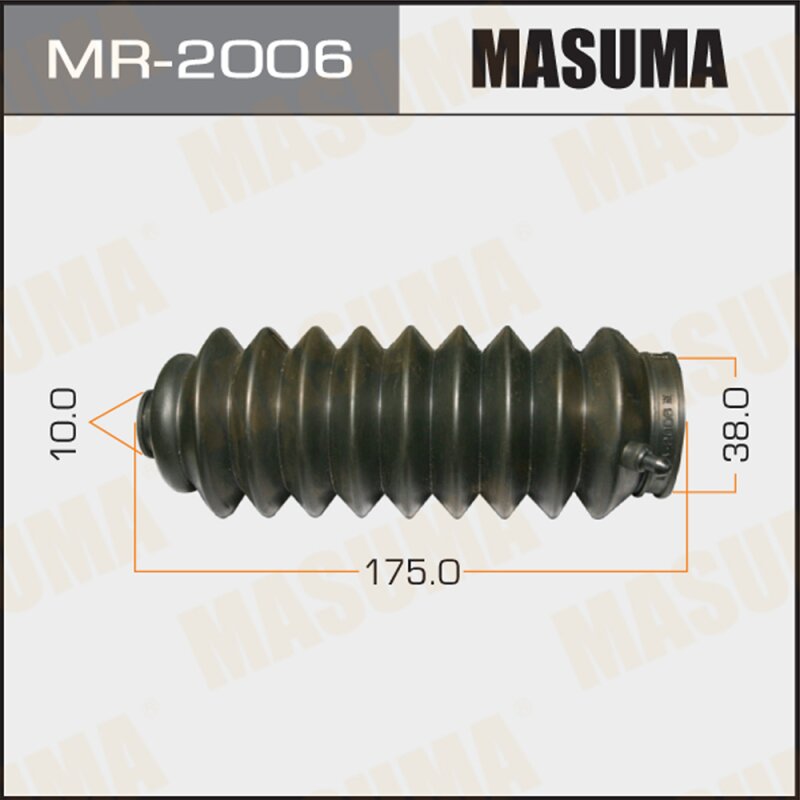 Рулевой рейки пыльник "Masuma" MR-2006
Рулевой рейки пыльник "Masuma" MR-2006