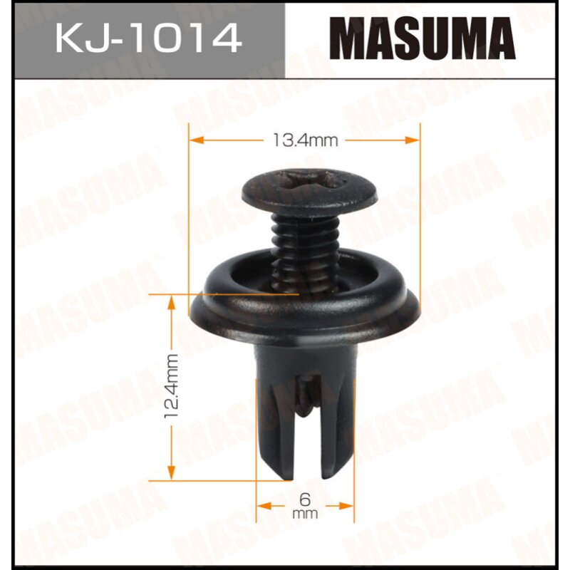 Клипса крепежная MASUMA KJ-1014 (OEM 90687-SB0-003, 90687-SB0-013) (стоимость за упаковку 50 шт
Клипса крепежная MASUMA KJ-1014 (OEM 90687-SB0-003, 90687-SB0-013) (стоимость за упаковку 50 шт