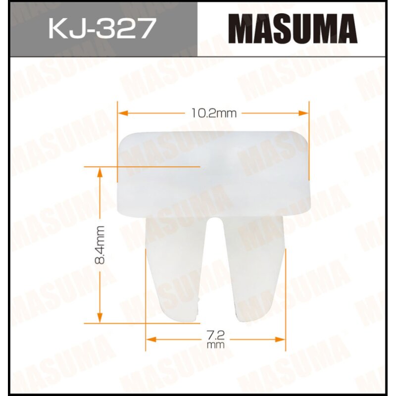Клипса крепежная MASUMA KJ-327
Клипса крепежная MASUMA KJ-327