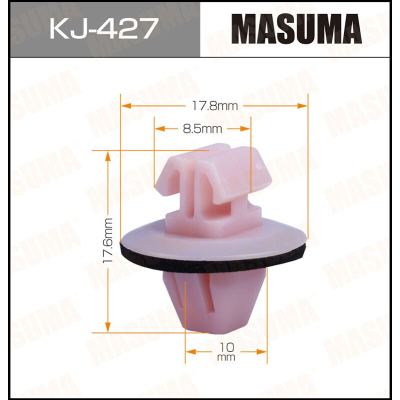 Клипса крепежная MASUMA KJ-427 (OEM 75395-33030
Клипса крепежная MASUMA KJ-427 (OEM 75395-33030