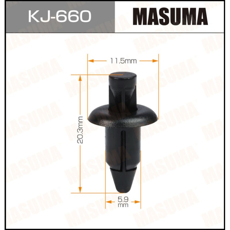 Клипса крепежная MASUMA KJ-660 (OEM 66824-01G00, MR462748
Клипса крепежная MASUMA KJ-660 (OEM 66824-01G00, MR462748
