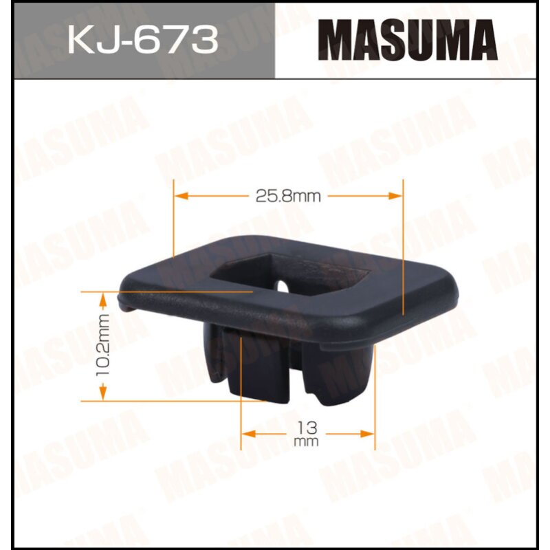 Клипса крепежная MASUMA KJ-673 (OEM 62318-65F00, 62380-30F00
Клипса крепежная MASUMA KJ-673 (OEM 62318-65F00, 62380-30F00