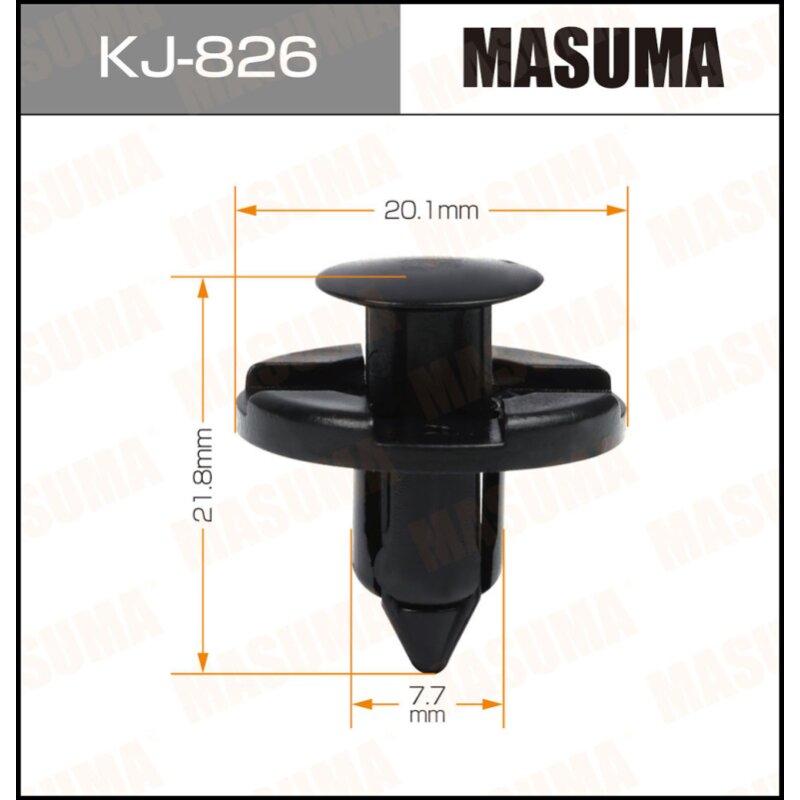 Клипса крепежная MASUMA KJ-826 (OEM 01553-09321, MR328954
Клипса крепежная MASUMA KJ-826 (OEM 01553-09321, MR328954