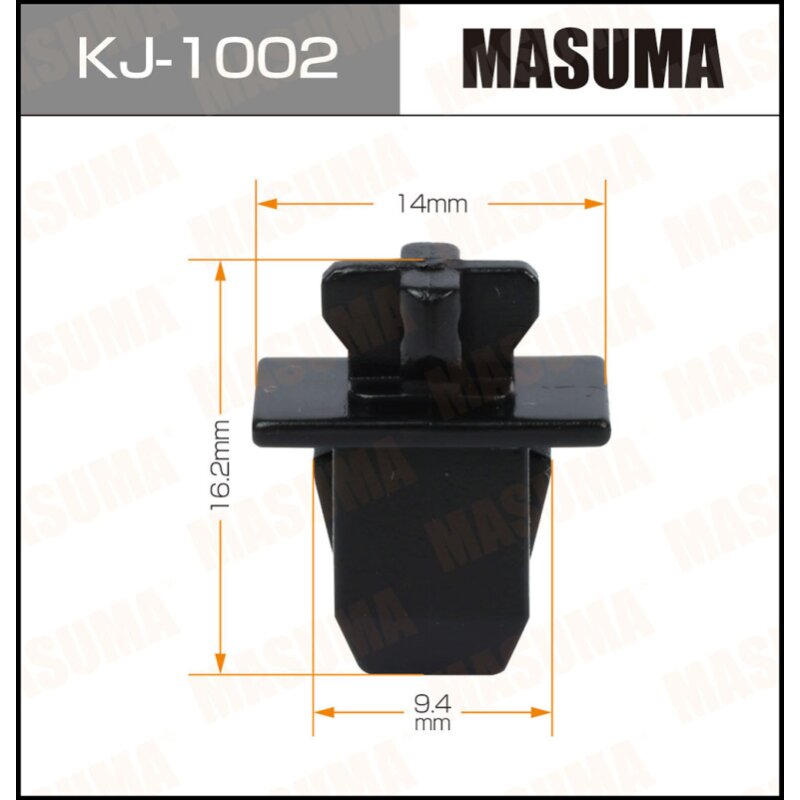 Клипса крепежная MASUMA KJ-1002 (OEM 90157-SP0-901
Клипса крепежная MASUMA KJ-1002 (OEM 90157-SP0-901