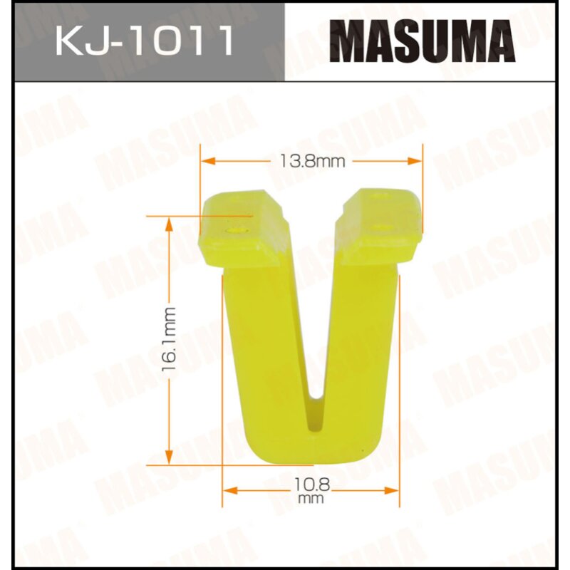 Клипса крепежная MASUMA KJ-1011 (OEM 90665-SM4-003, MB477426
Клипса крепежная MASUMA KJ-1011 (OEM 90665-SM4-003, MB477426