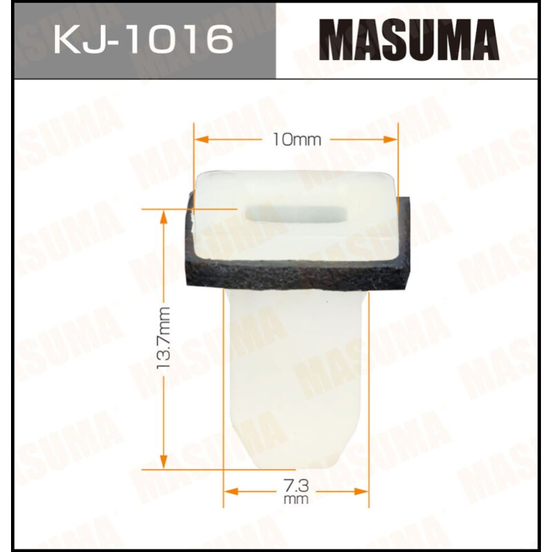 Клипса крепежная MASUMA KJ-1016 (OEM 91651-SZ3-003)
Клипса крепежная MASUMA KJ-1016 (OEM 91651-SZ3-003)