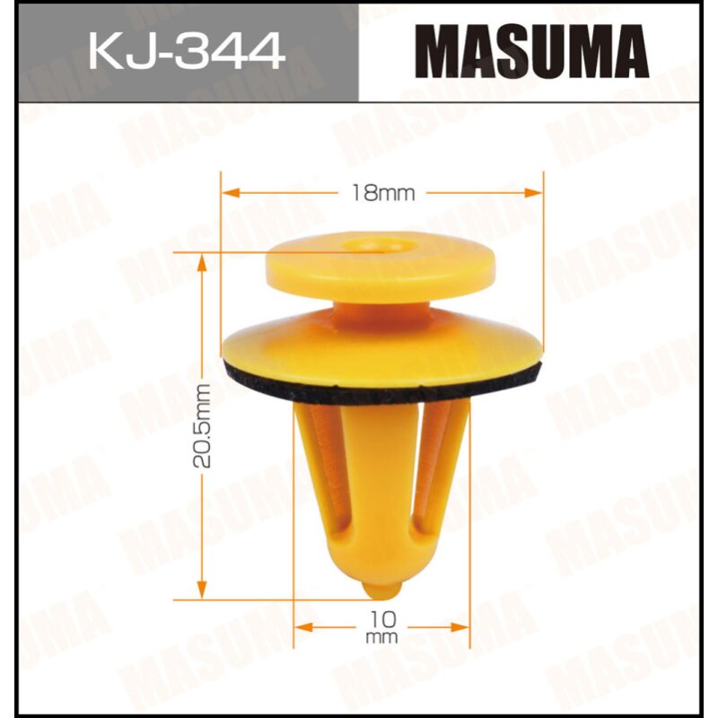 Клипса крепежная MASUMA KJ-344
Клипса крепежная MASUMA KJ-344