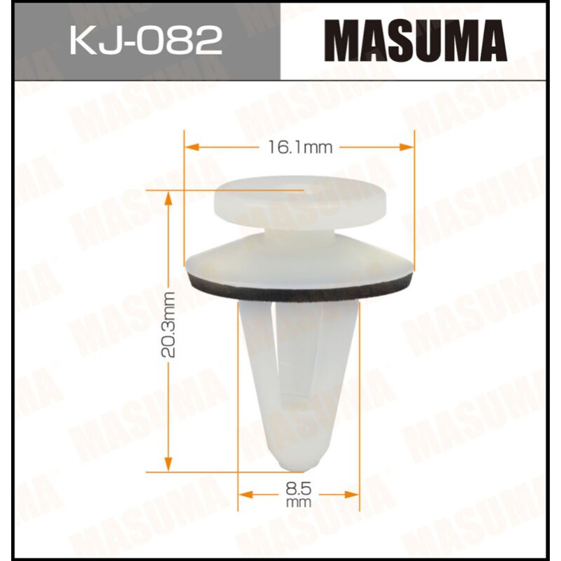 Клипса крепежная MASUMA KJ-082 (OEM MB566720
Клипса крепежная MASUMA KJ-082 (OEM MB566720