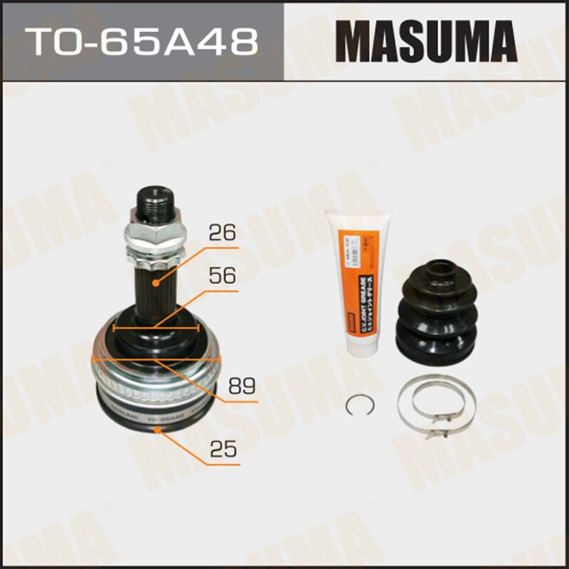 ШРУС MASUMA 25x56x26x48 (1/6)
ШРУС MASUMA 25x56x26x48 (1/6)