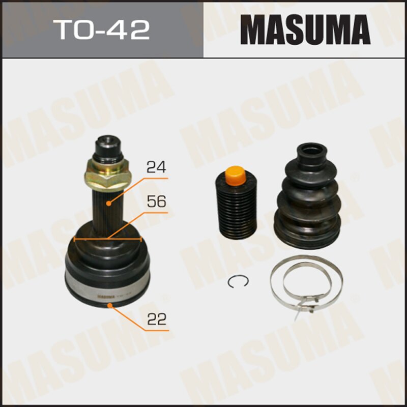 ШРУС MASUMA 22x56x24 (1/6)
ШРУС MASUMA 22x56x24 (1/6)