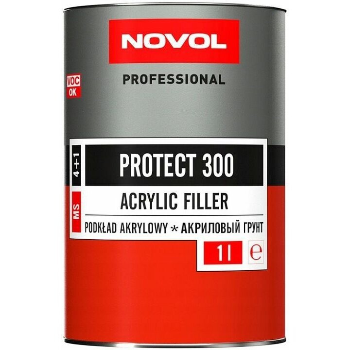 Грунт акриловый NOVOL Professional Protect 300 MS 4+1 (+отвердитель H 5520), серый, для различных материалов, 1л+250мл, арт. 37011
Грунт акриловый NOVOL Professional Protect 300 MS 4+1 (+отвердитель H 5520), серый, для различных материалов, 1л+250мл, арт. 37011