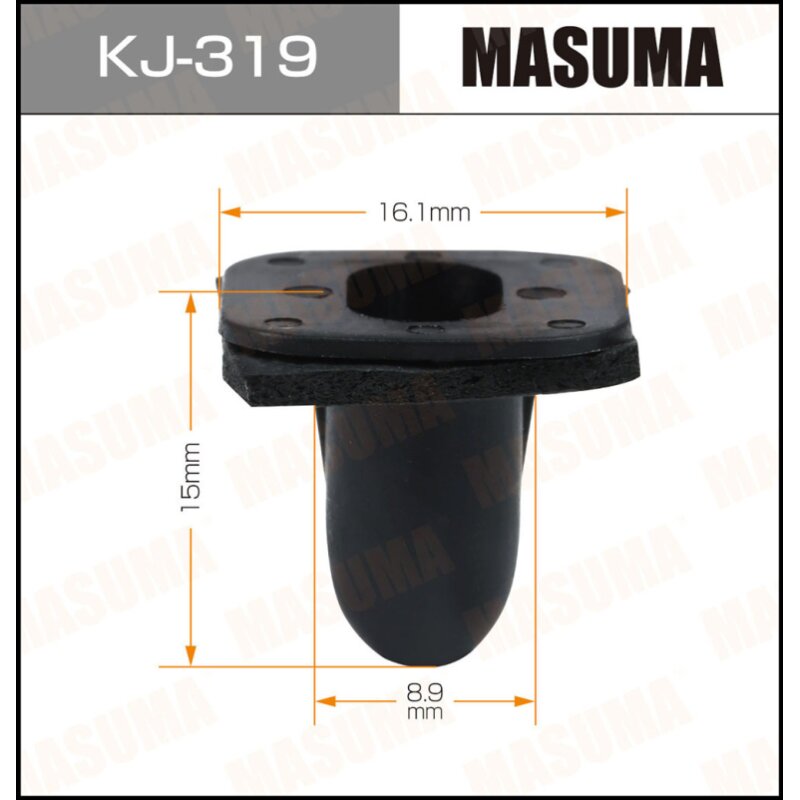 Клипса крепежная MASUMA KJ-319 (OEM 90467-09075
Клипса крепежная MASUMA KJ-319 (OEM 90467-09075