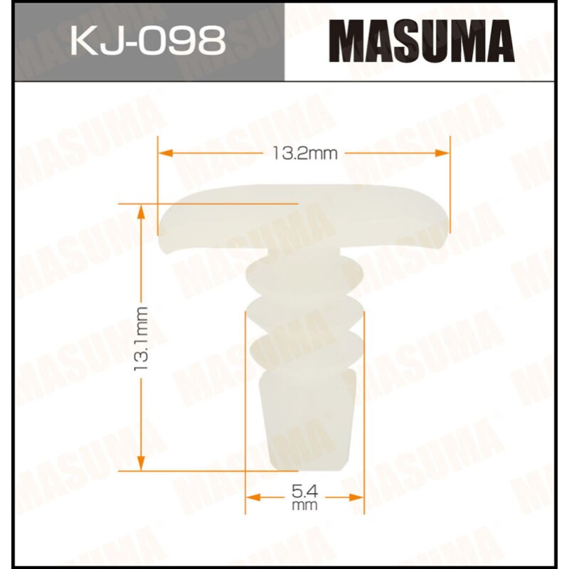 Клипса крепежная MASUMA KJ-098 (OEM MB105489)
Клипса крепежная MASUMA KJ-098 (OEM MB105489)
