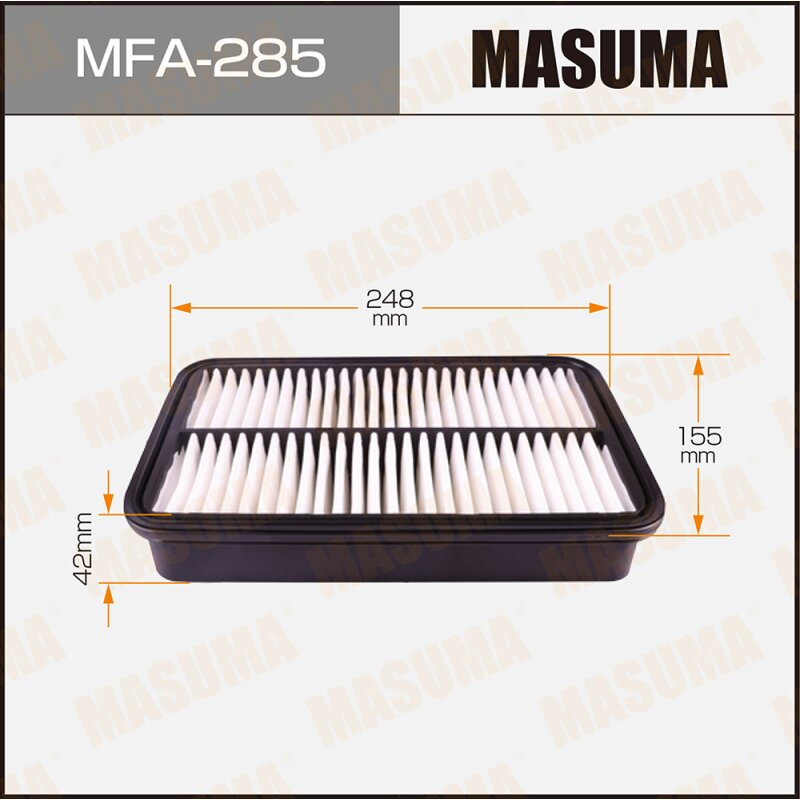 Фильтр воздушный Masuma A-162, арт. MFA-285
Фильтр воздушный Masuma A-162, арт. MFA-285