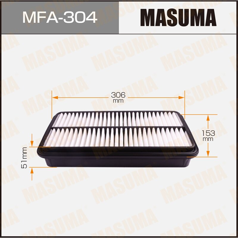 Фильтр воздушный Masuma A-181, арт. MFA-304
Фильтр воздушный Masuma A-181, арт. MFA-304
