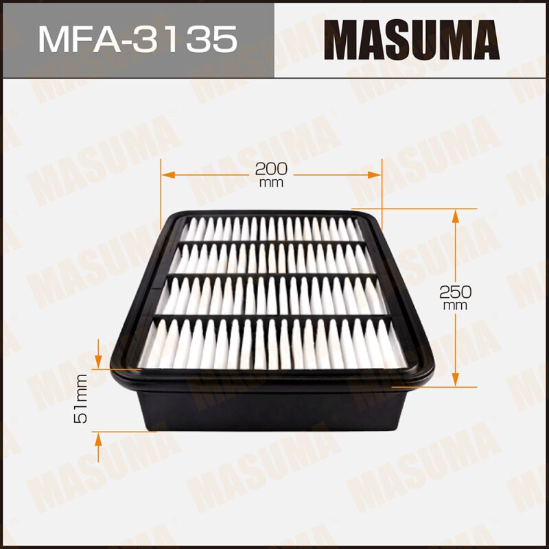 Фильтр воздушный Masuma A-3012, арт. MFA-3135
Фильтр воздушный Masuma A-3012, арт. MFA-3135