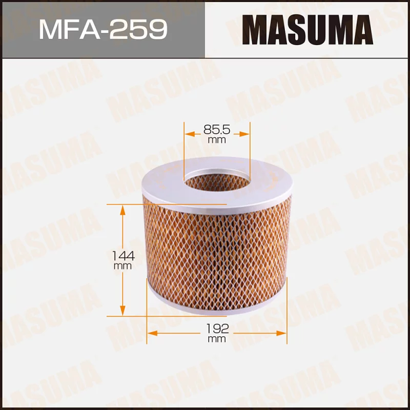 Фильтр воздушный Masuma A-136, арт. MFA-259
Фильтр воздушный Masuma A-136, арт. MFA-259