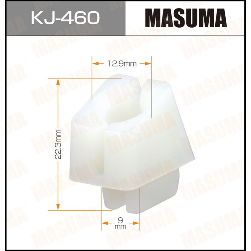 Клипса крепежная MASUMA KJ-460 (OEM 90189-06140
Клипса крепежная MASUMA KJ-460 (OEM 90189-06140