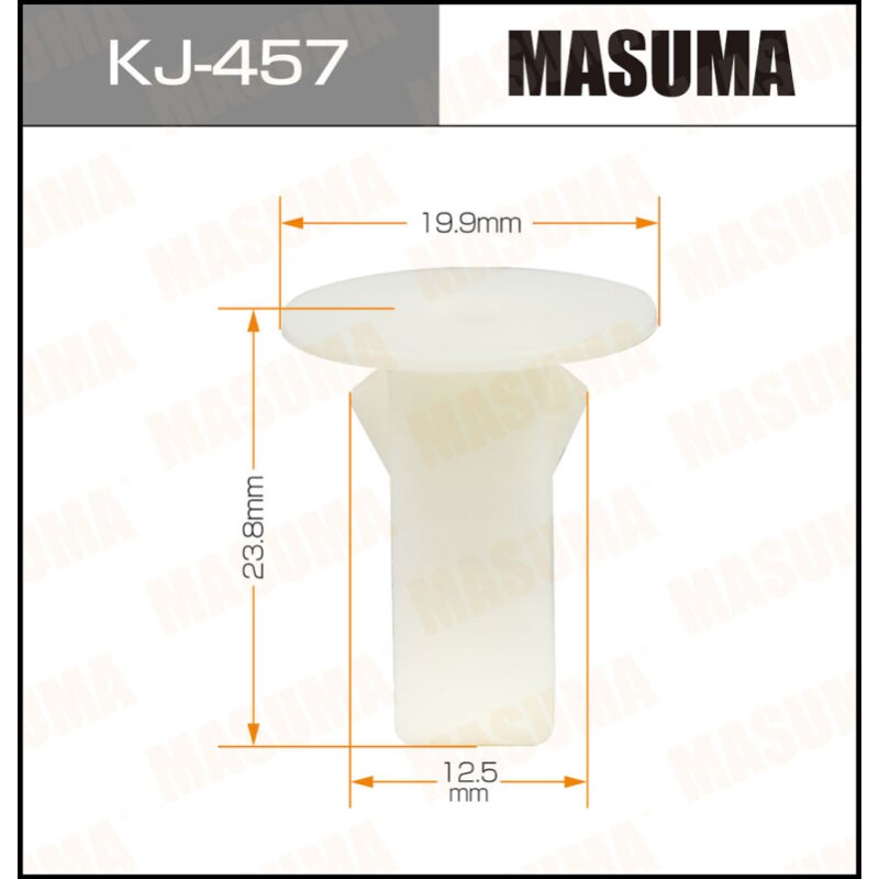 Клипса крепежная MASUMA KJ-457 (OEM 90189-06216)
Клипса крепежная MASUMA KJ-457 (OEM 90189-06216)