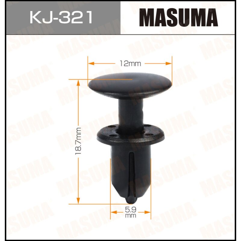 Клипса крепежная MASUMA KJ-321 (OEM 90467-06005)
Клипса крепежная MASUMA KJ-321 (OEM 90467-06005)