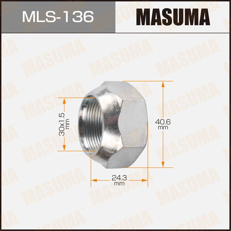 Гайки "Masuma" OEM_42634-55030 Toyota RH
Гайки "Masuma" OEM_42634-55030 Toyota RH